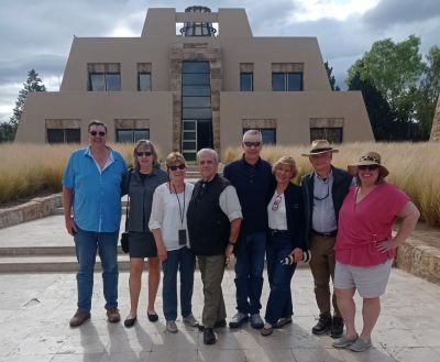 Visit the unusual winery of Catena Zapata on our private wine tours.