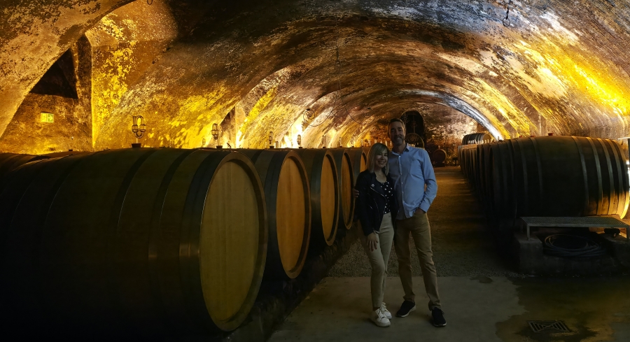 Visiting the lovely cellars of Schloss Johannisberg, home to the oldest Riesling in the world.