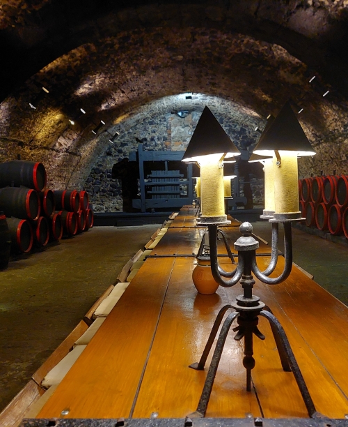 Atmospheric wine cellars are often the venues for wine tasting while in Hungary.